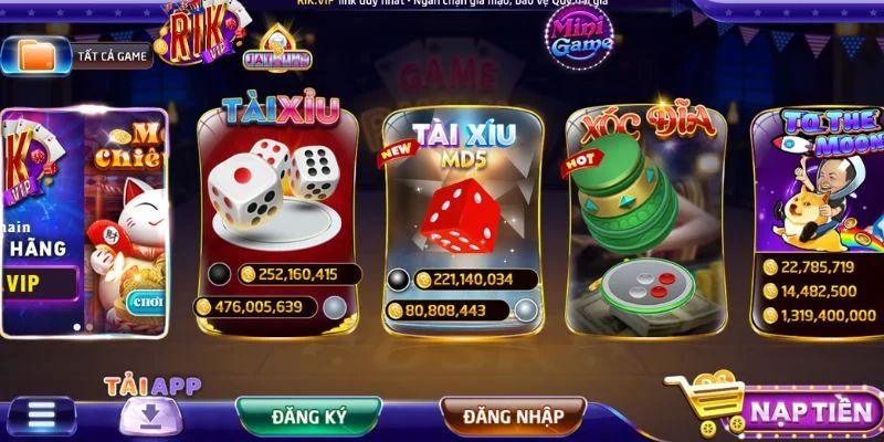 Rikvip | Link Tải Rik Vip Mới Nhất App Game Đổi Thưởng Uy Tín 15 Sân chơi với nhiều sản phẩm game cá cược hay.