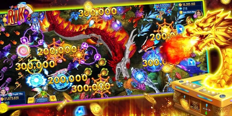 Bắn Cá Long Vương: Săn Cá Ăn Tiền Đỉnh Cao Tại RIKVIP 1 Đôi nét giới thiệu chung về săn cá long vương tại nhà cái RIKVIP.