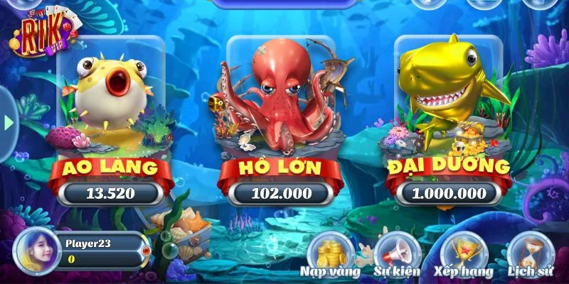 Bắn Cá Thần Tài RIKVIP: Luật Chơi, Mẹo Săn Cá Thực Chiến 2 Hướng dẫn luật chơi và cách tính điểm cụ thể với Bắn cá Thần Tài.